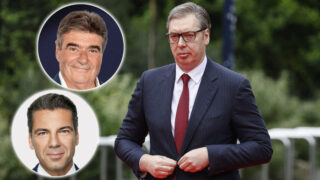 Vučić, Sten Miler, Nikos statopulos, united media