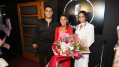 Darko Lazić sa suprugom na promociji Tijane Matić