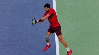 Novak Đoković na turniru u Šangaju 2024. godine