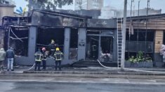 Izgoreo restoran na Banovom Brdu FOTO: Nova.rs