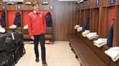 Veljko Paunović u svlačionici