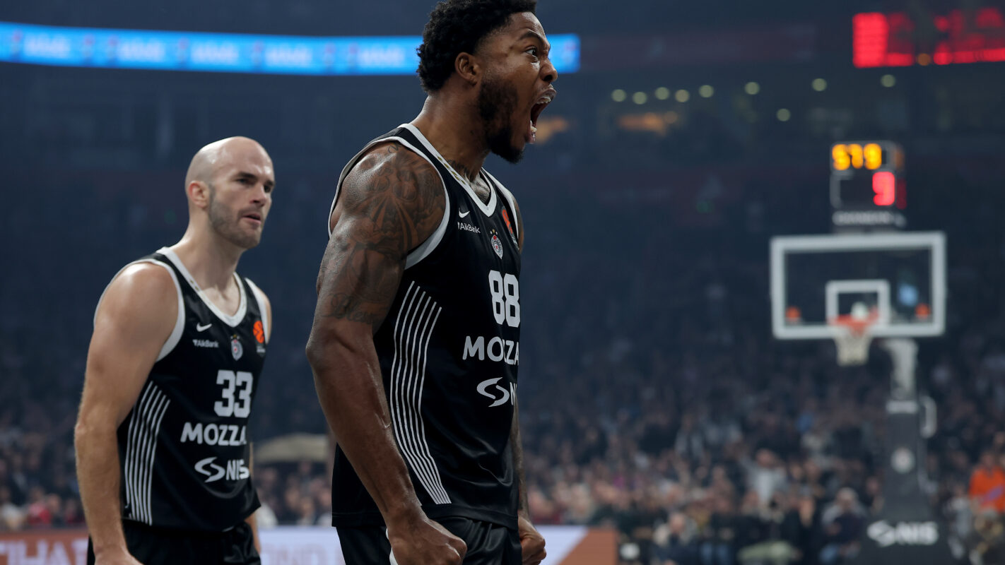 Tabela Evrlolige nakon Partizanovog preokreta protiv Zvezde: Crveno-beli ispali iz top 6, crno-beli blizu top 10