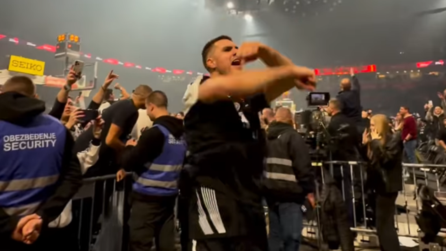 VIDEO Ovo se nije videlo u prenosu: Reakcija igrača Partizana i Vanje Marinković govori sve