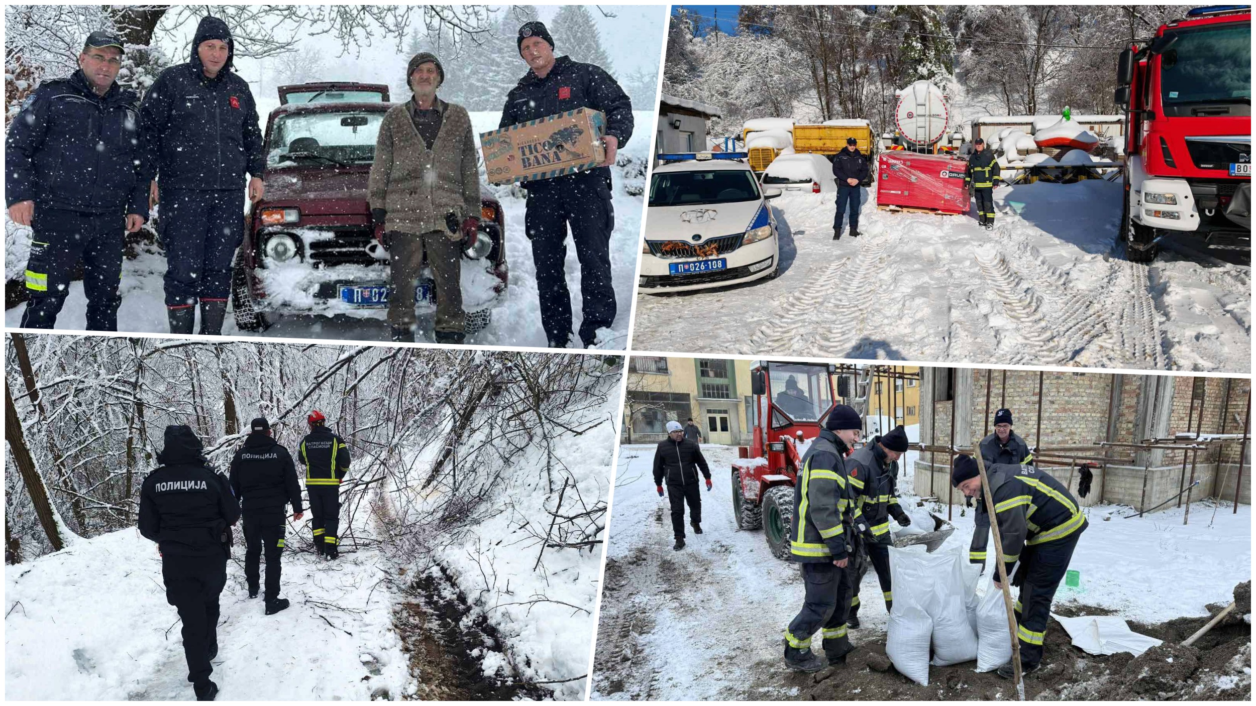 BLOG UŽIVO Vanredna situacija u 11 opština: Evakuisano 37 ljudi, Ivanjica bez struje, zavejano 700 domaćinstava u sjeničkim selima