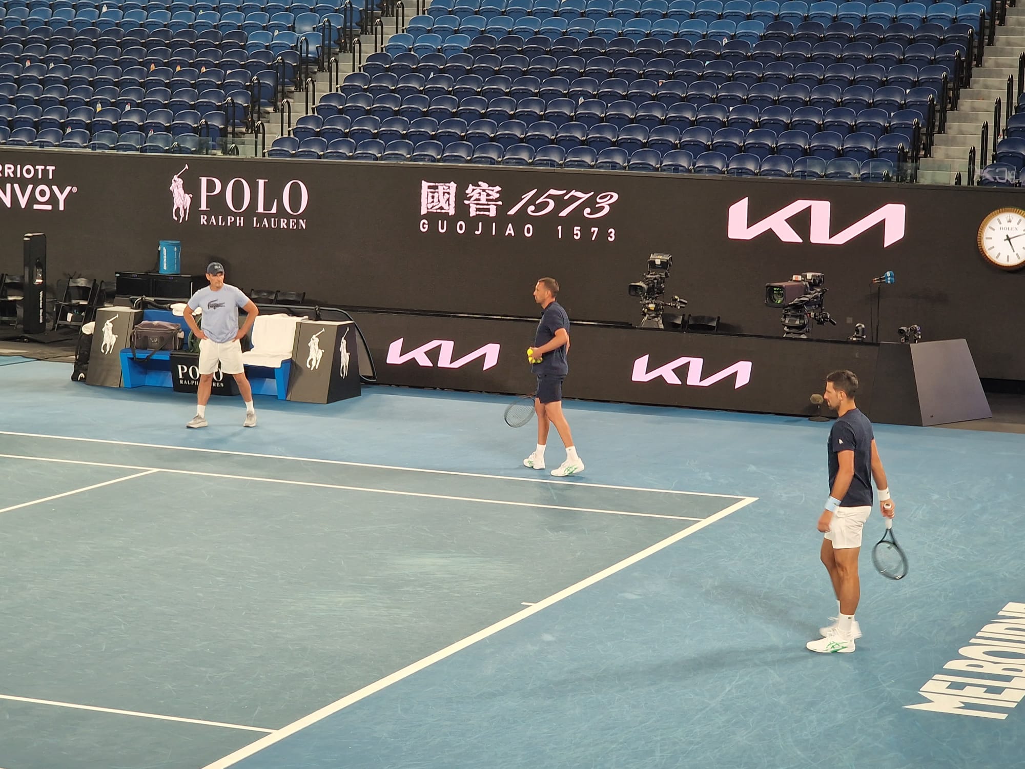 FOTO Novak krišom izašao na najveći stadion: Aktivirao posebno ime pred meč u Melburnu